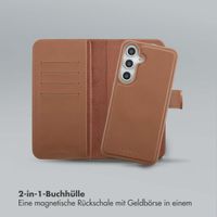 Selencia Olyn Abnehmbare Bookcase mit MagSafe Samsung Galaxy S24 FE - Braun