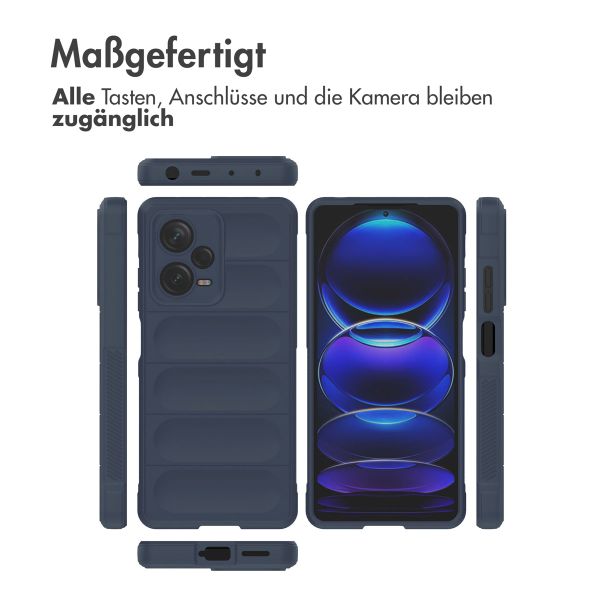 imoshion EasyGrip Backcover für das Xiaomi Redmi Note 12 Pro Plus - Dunkelblau