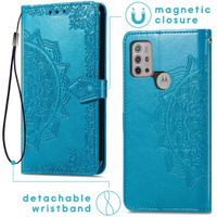 imoshion Mandala Klapphülle Motorola Moto G30 / G20 / G10 (Power) - Türkis