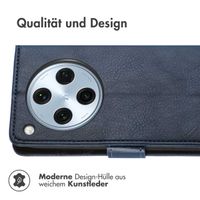 imoshion Luxuriöse Klapphülle Oppo Find X8 Pro - Dunkelblau