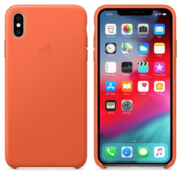 Apple Leder-Case Sunset für das iPhone Xs Max