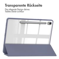 imoshion Trifold Hardcase Klapphülle für das Samsung Galaxy Tab S9 11.0 Zoll - Violett