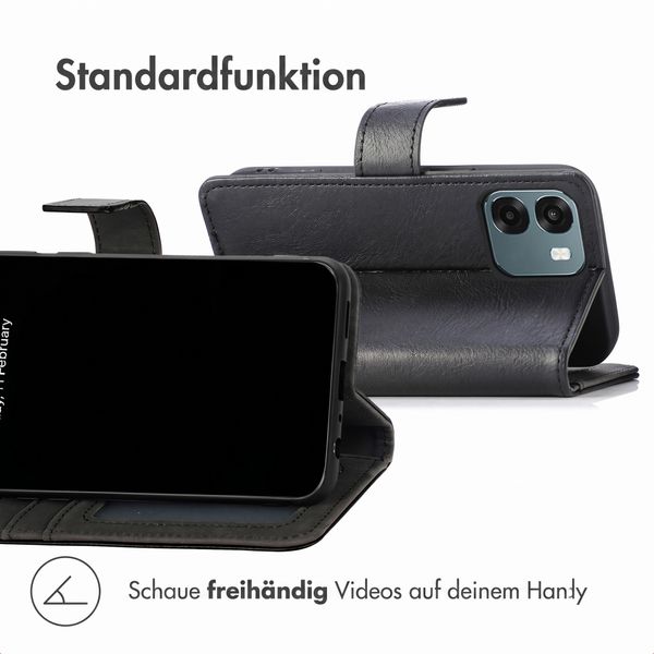 imoshion Luxuriöse Klapphülle Oppo A6 (5G) - Schwarz