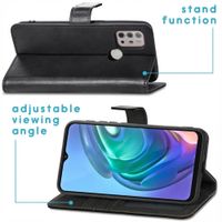 imoshion Luxuriöse Klapphülle Motorola Moto G30 / G20 / G10 (Power) - Schwarz