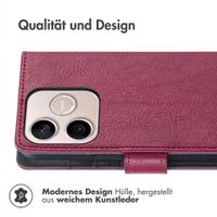 imoshion Luxuriöse Klapphülle Honor 600 Lite - Bordeaux