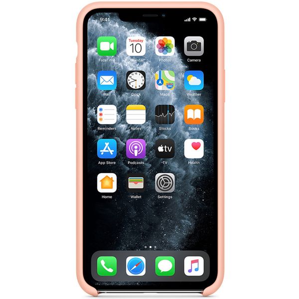 Apple Silikon-Case für das Apple iPhone 11 Pro Max - Grapefruit