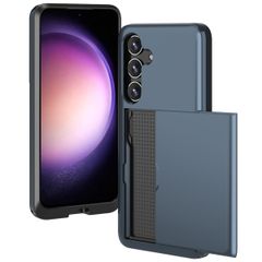 imoshion Backcover mit Kartenfach Samsung Galaxy S24 - Dunkelblau