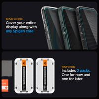 Spigen GLAStR Privacy EZ Fit Displayschutzfolie + Applicator Apple iPhone 15 Pro
