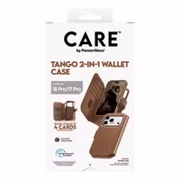 CARE by PanzerGlass Tango 2 in 1 Wallet Case MagSafe Apple iPhone 18 Pro / 17 Pro - Braun