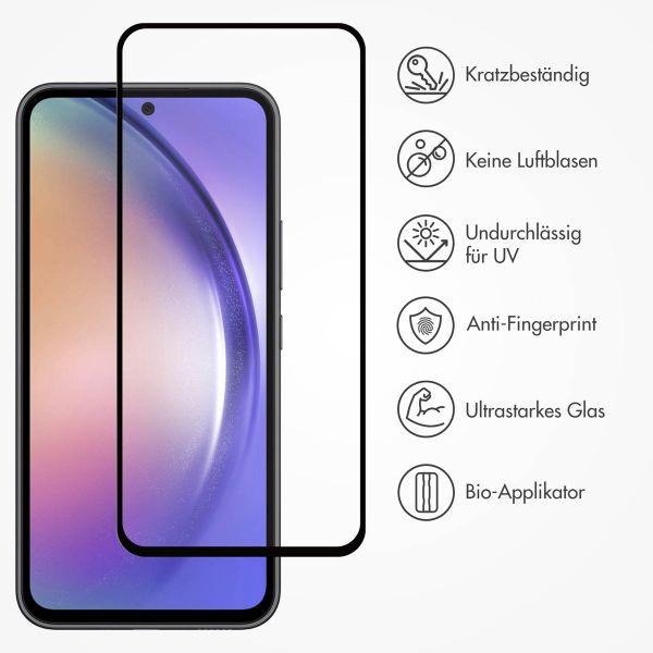 Accezz Dreifach starke Full Cover Schutzfolie mit Applikator Samsung Galaxy A54 (5G) / S23 FE