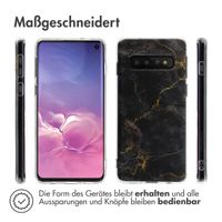 imoshion Design Hülle Samsung Galaxy S10 - Black Marble