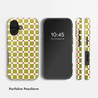 Selencia Vivid Rückabdeckung mit MagSafe Apple iPhone 17 - Check This Olive