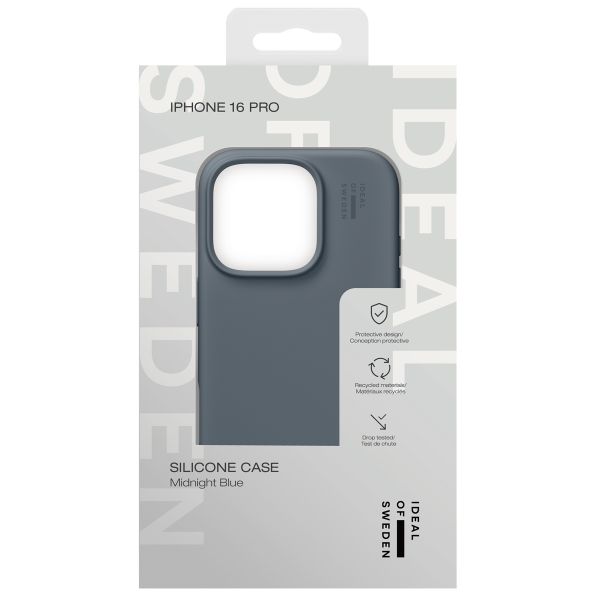 iDeal of Sweden Silikon Case für das Apple iPhone 16 Pro - Midnight Blue