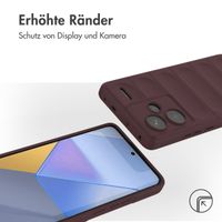 imoshion EasyGrip Back Cover für das Xiaomi Redmi Note 13 Pro Plus (5G) - Aubergine