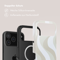 Selencia Vivid Rückabdeckung mit MagSafe Apple iPhone 17 Pro Max - Desert Waves Beige