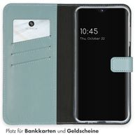 Selencia Echtleder Klapphülle Samsung Galaxy A25 (5G) - Air Blue