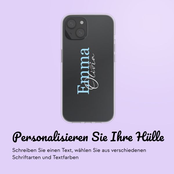 Hülle mit eigenem Foto und/oder Text Apple iPhone 15 - Naam
