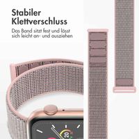 imoshion Nylonarmband für das  Apple Watch Series 1 t/m 11 / SE / Ultra (44/45/46/49 mm) - Sand Pink
