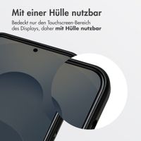 Accezz Sichtschutz-Schutzglas mit Applikator Samsung Galaxy S24 Plus / S25 Plus