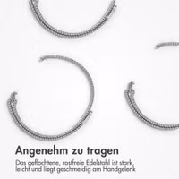 imoshion Magnetisches Milanaise Armband für Xiaomi Smart Band 9 / 8 Pro / Redmi Watch 6 / 5 / 4 - Silber