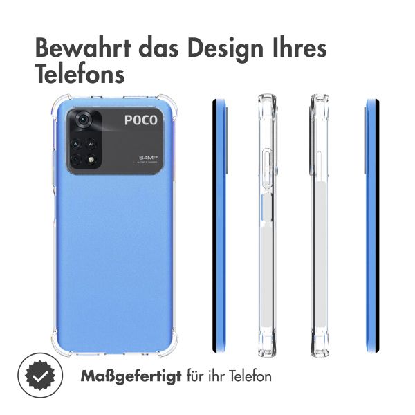 imoshion Shockproof Case für das Xiaomi Poco M4 Pro 5G - Transparent