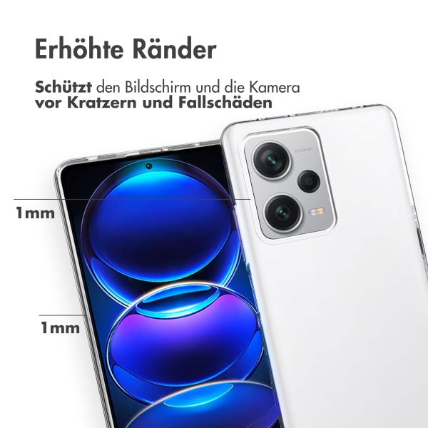 Accezz TPU Clear Cover für das Xiaomi Redmi Note 12 Pro Plus - Transparent