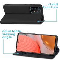 imoshion Slim Folio Klapphülle Samsung Galaxy A72 - Schwarz