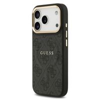 Guess Classic 4G Logo Backcover MagSafe Apple iPhone 17 Pro - Schwarz