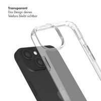 Selencia Backcover mit abnehmbaren Haken Apple iPhone 15 - Transparent