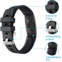 imoshion Silikonband für die Fitbit Inspire - Schwarz