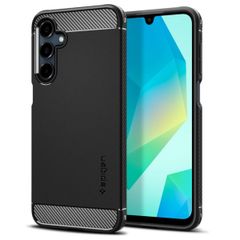Spigen Schwarzes Rugged Armor Case Samsung Galaxy A16 - Matte Black