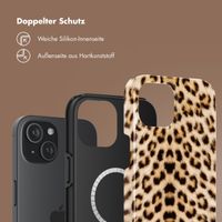 Selencia Vivid Tough Back Cover MagSafe für das iPhone 15 - Wild Leo