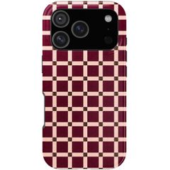 Selencia Vivid Rückabdeckung mit MagSafe Apple iPhone 18 Pro / 17 Pro - Check This Burgundy