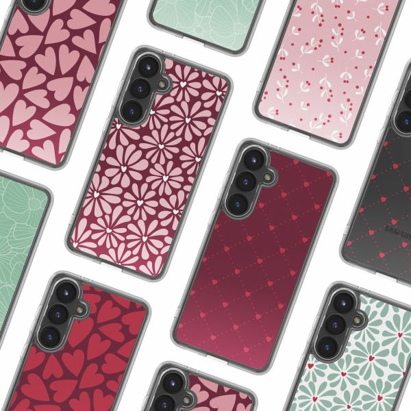 imoshion Design Hülle Samsung Galaxy S24 FE - Bloom Love Blush