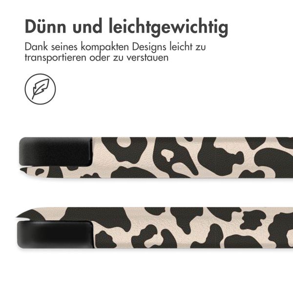 imoshion Design Trifold Klapphülle für das iPad 11 (2025) 11 Zoll / iPad 10 (2022) 10.9 Zoll - Leopard