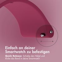 imoshion Sport-Silikonarmband mit Schnalle - Universelle 22 mm Anschluss - Magenta