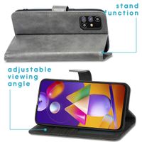 imoshion Luxuriöse Klapphülle Samsung Galaxy M31s - Grau