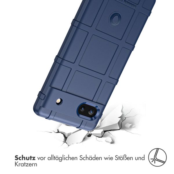 imoshion Rugged Shield Backcover Google Pixel 6a - Dunkelblau