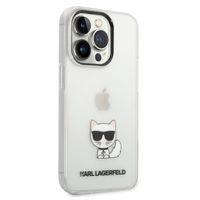 Karl Lagerfeld Hardcase Backcover Choupette für das iPhone 14 Pro - Transparent