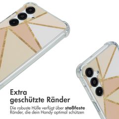 imoshion Design Hülle mit Band Samsung Galaxy A16 - Beige Graphic