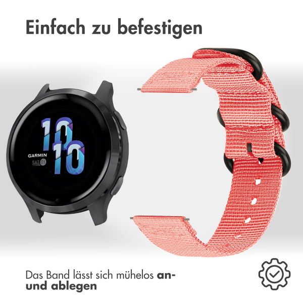 imoshion Nylonarmband - 22-mm-Universalanschluss - Rosa