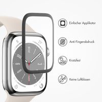 Accezz 2x Displayschutzfolie mit Applikator für die Apple Watch Series 4-6 / SE - 44 mm
