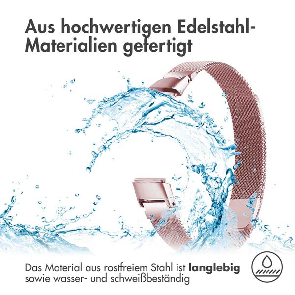 imoshion Mailändische Magnetarmband für das Fitbit Luxe - Größe S - Rosa