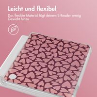 imoshion Design Clear Backcover Kobo Libra Colour - Hearty Blush