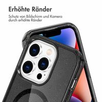 imoshion Sparkle Back Cover mit MagSafe für das Apple iPhone 13 Pro - Glitzer Schwarz