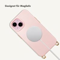 Selencia Rivièra Backcover mit MagSafe mit abnehmbaren Haken Apple iPhone 15 - Sorbet Pink