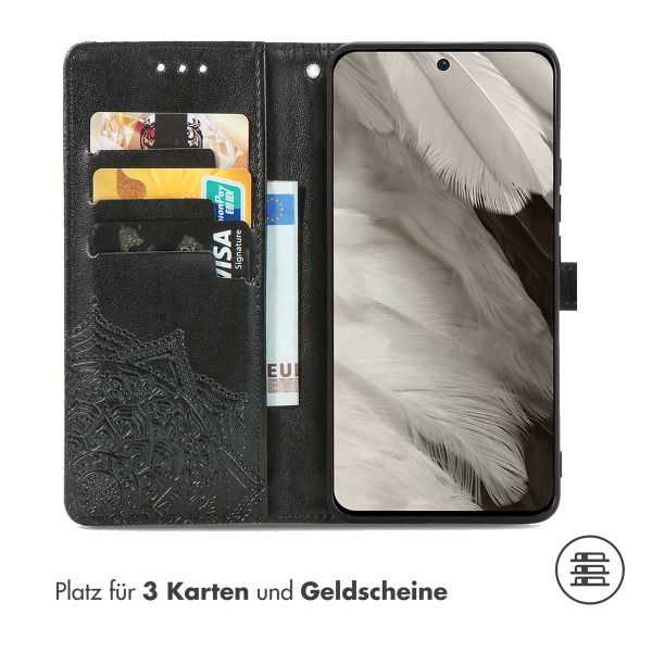 imoshion Mandala Klapphülle Google Pixel 8 - Schwarz