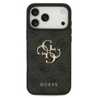 Guess 4G Metal Logo Back Cover Apple iPhone 17 Pro Max - Schwarz