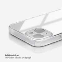 Selencia Mirror Back Cover Apple iPhone 13 - Silber