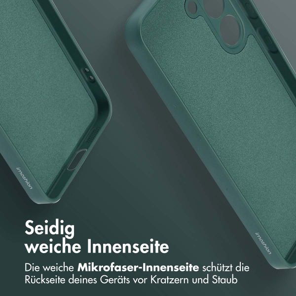 imoshion Color Back Cover mit MagSafe Samsung Galaxy S24 - Dunkelgrün